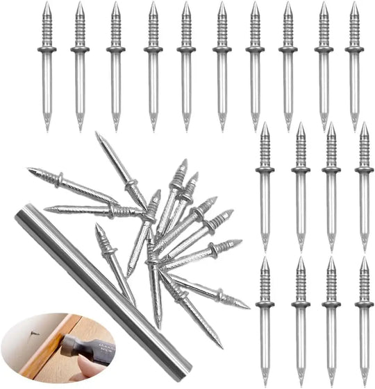 Invisible Double-Head Trim Nails (100 Pcs)