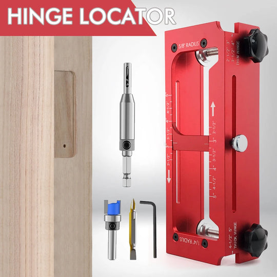 Door Hinge Locator & Drilling Jig