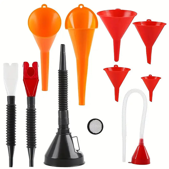 Car Oil & Fluid Funnel Set