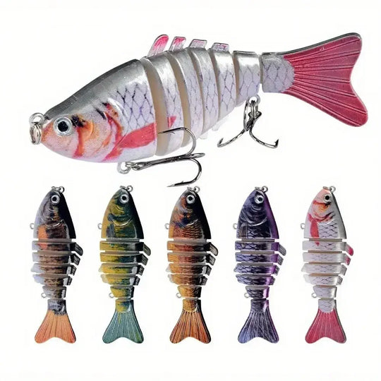 7-Segment Jointed Swimbait Lures