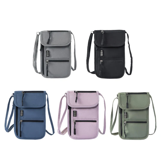 RFID-Blocking Hidden Neck Wallet