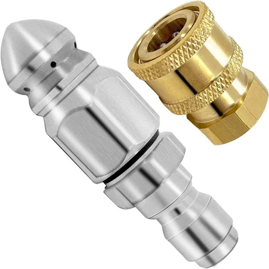 Sewer Jetter Nozzle – Clears Clogs Fast