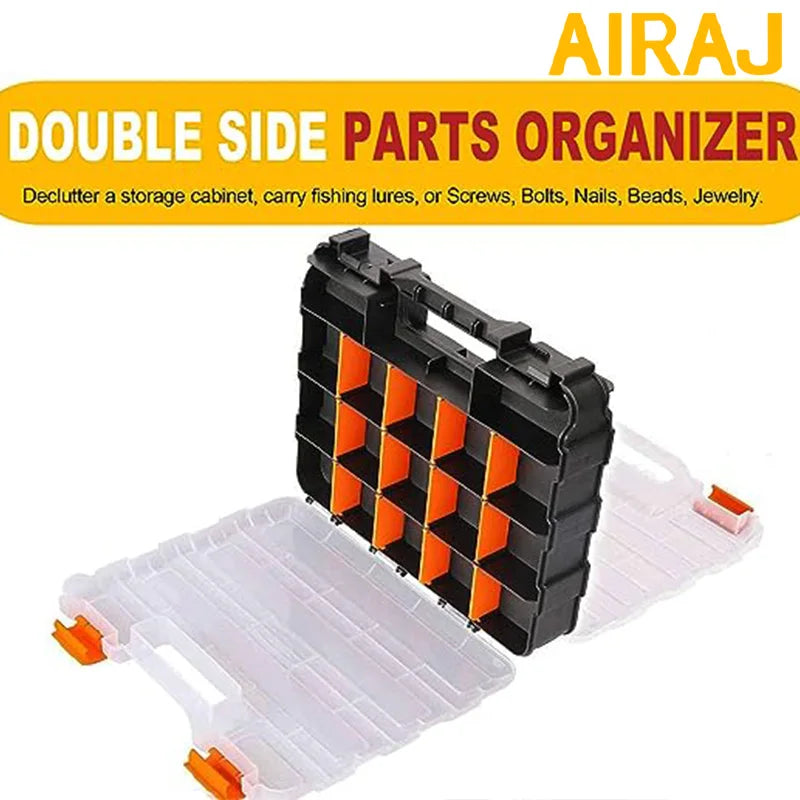 34-Compartment Parts Organizer Case