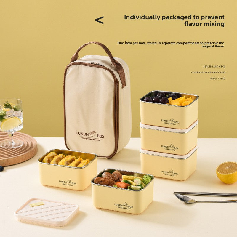 Stainless Steel Microwave-Safe Lunch Box
