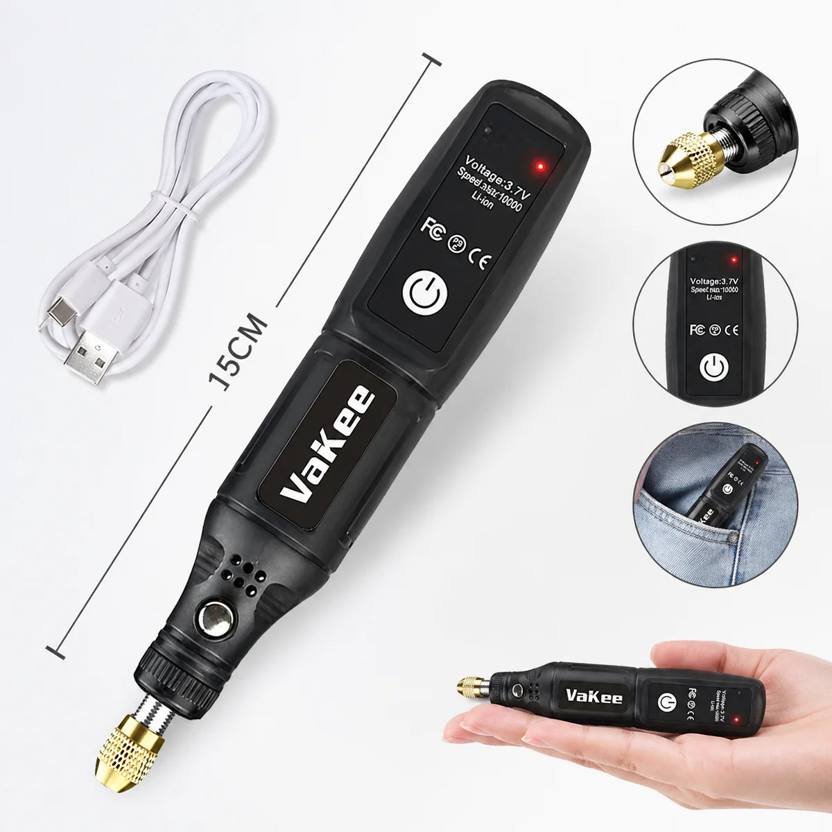Cordless Mini Rotary Tool & Engraver