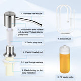 Built-In Sink Soap Dispenser with Extension Tube