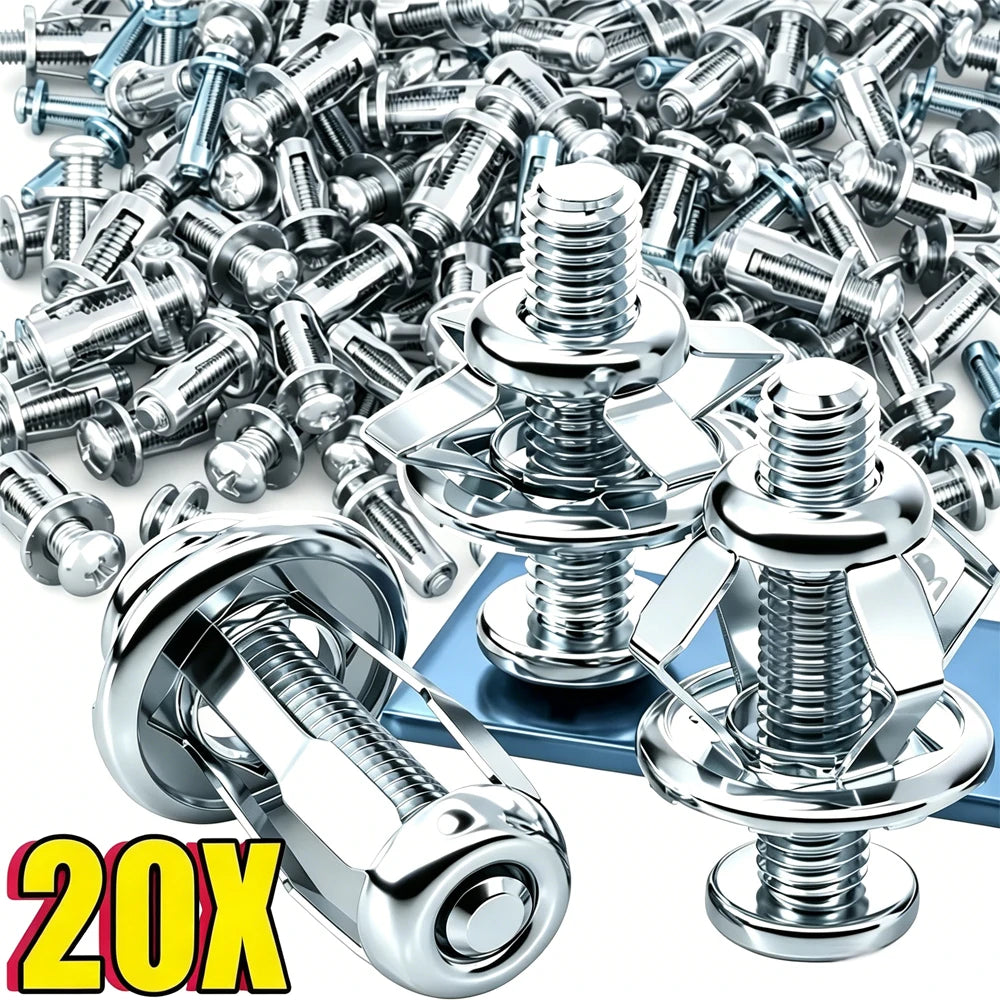 Petal Nut Expansion Bolts for License Plates