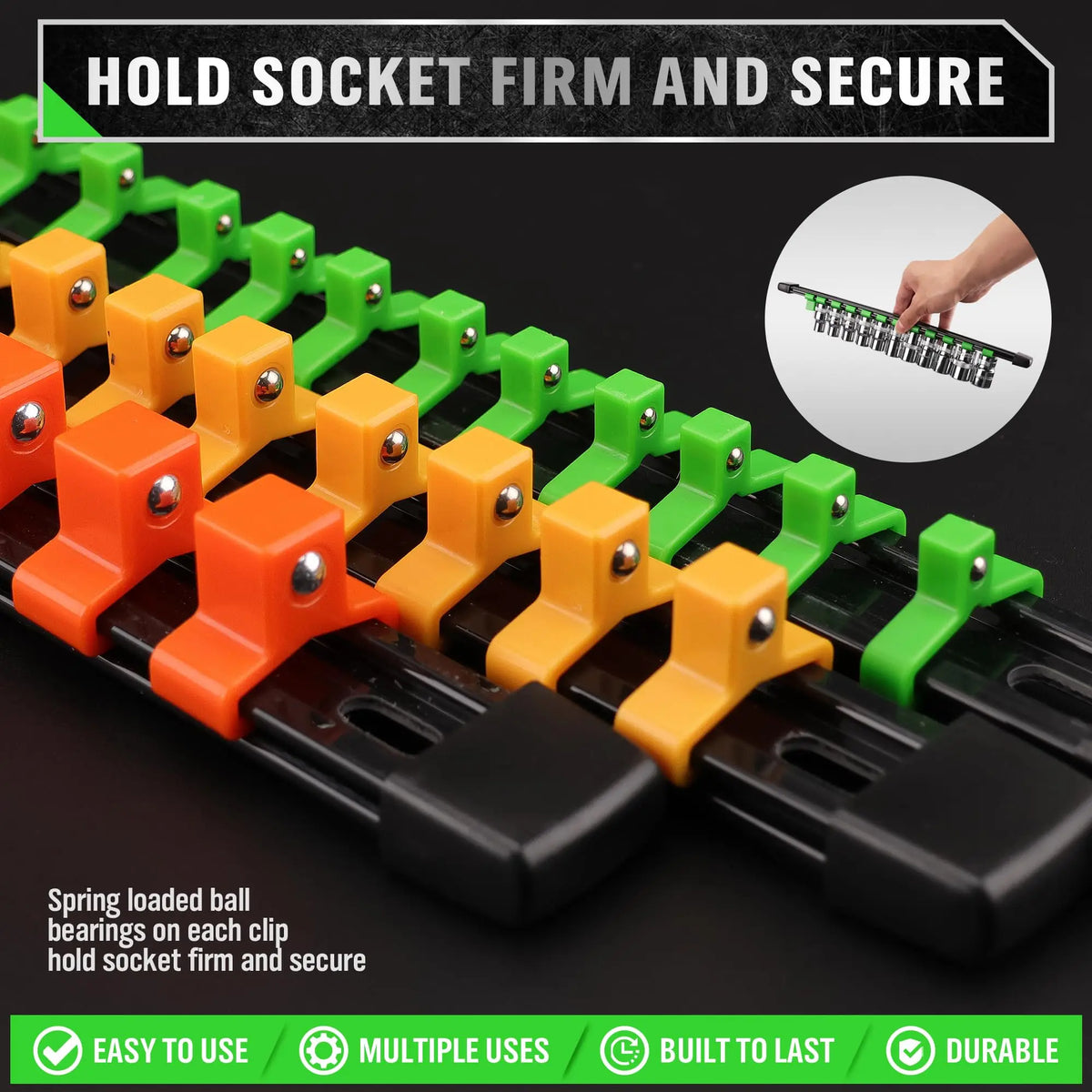 Socket Organizer Rail Set