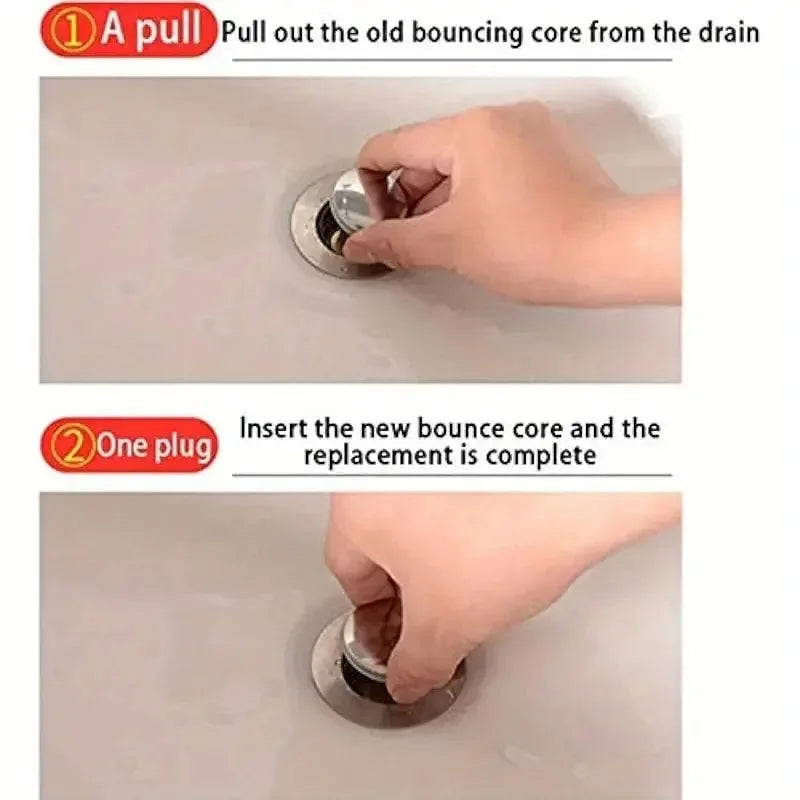 Universal Pop-Up Basin Drain Plug