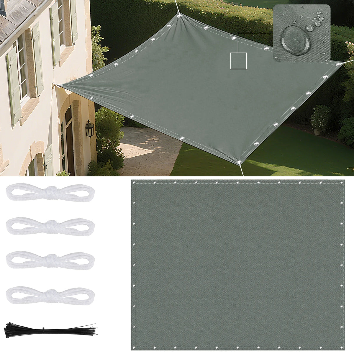 Waterproof UV Sun Shade Sail