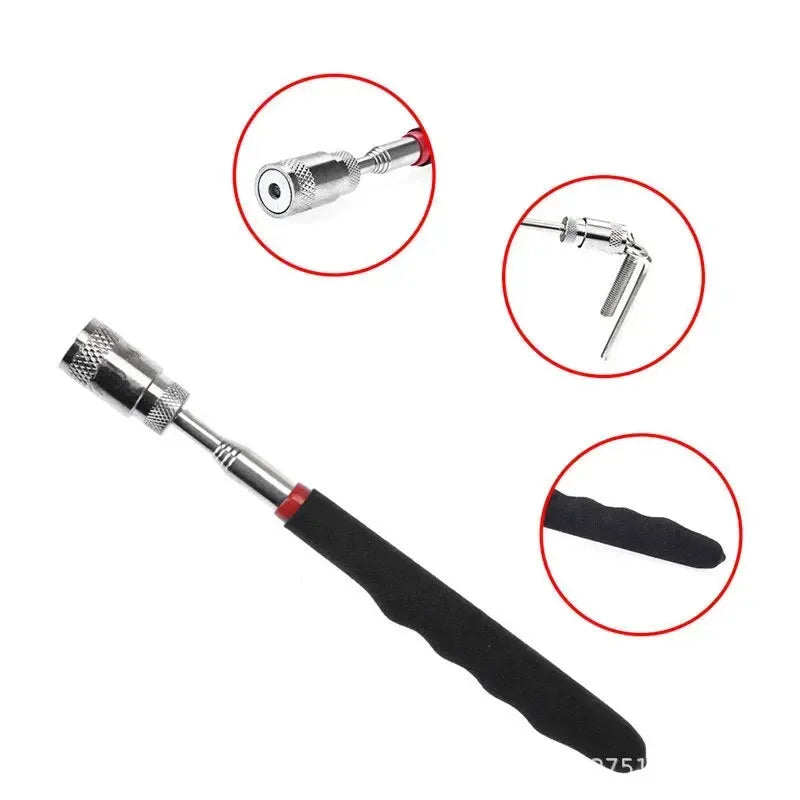 Telescopic Magnetic Pickup Tool with LED