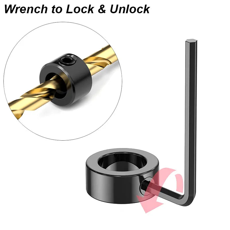 Drill Bit Depth Stop Collars