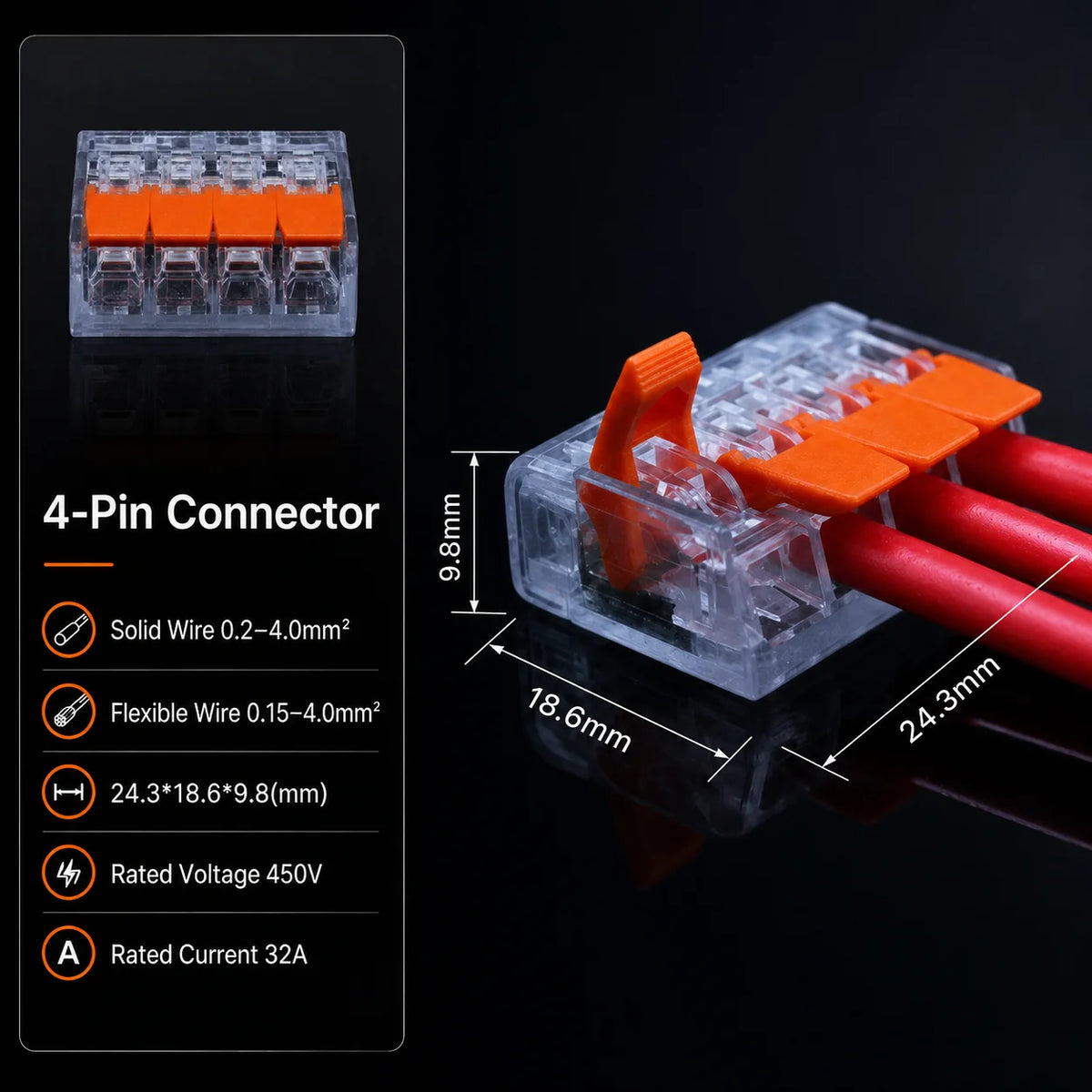 Lever Quick Wire Connectors
