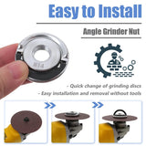 Quick-Release Angle Grinder Flange Nut (M14)