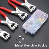 Metal Snap Button Kit with Pliers