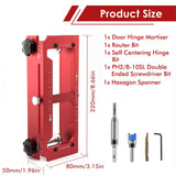 Door Hinge Locator & Drilling Jig