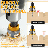 Countersink Drill Bit Set with Depth Stop
