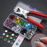Metal Snap Button Kit with Pliers