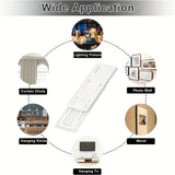Self-Adhesive Power Strip Holders (4 Pcs)