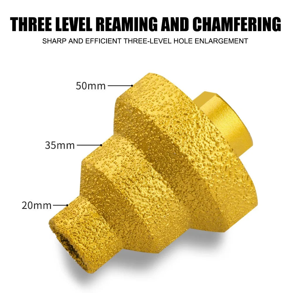 Diamond Step Drill Bit for Tile & Stone