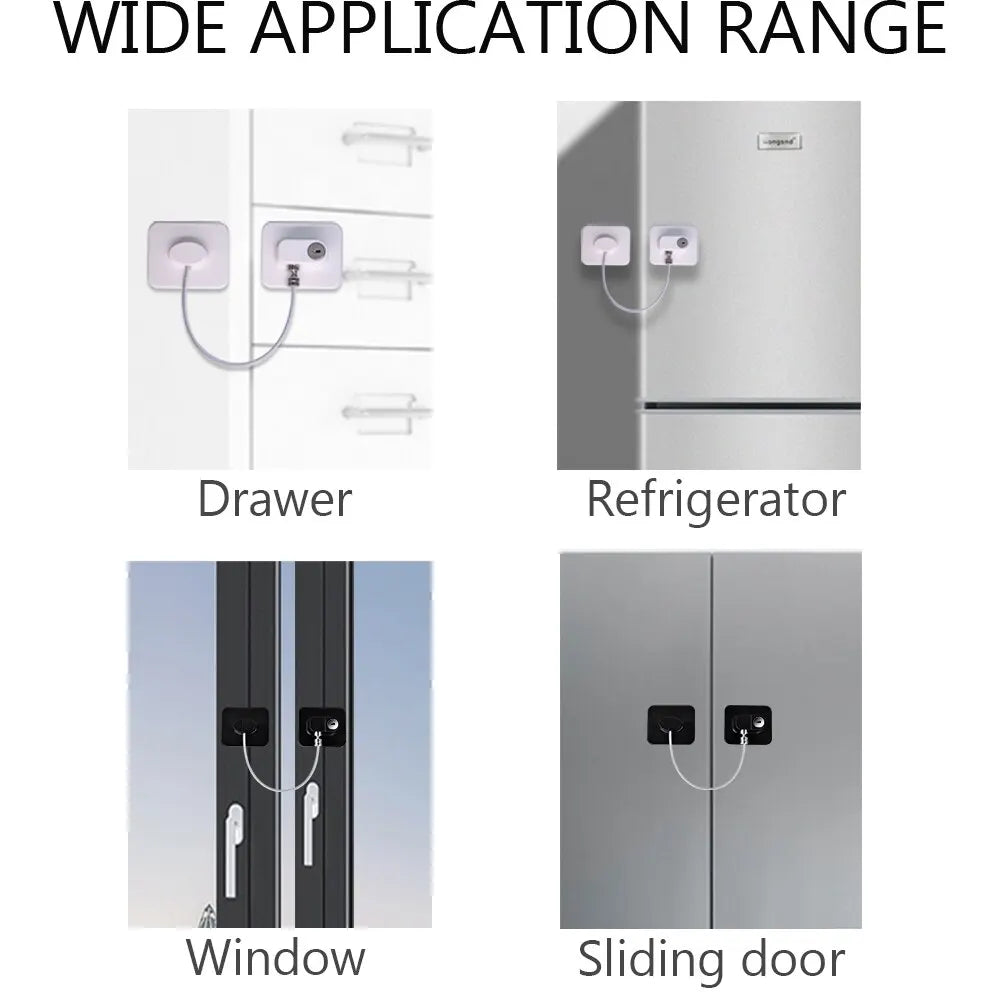 Child Safety Locks for Fridge & Cabinets