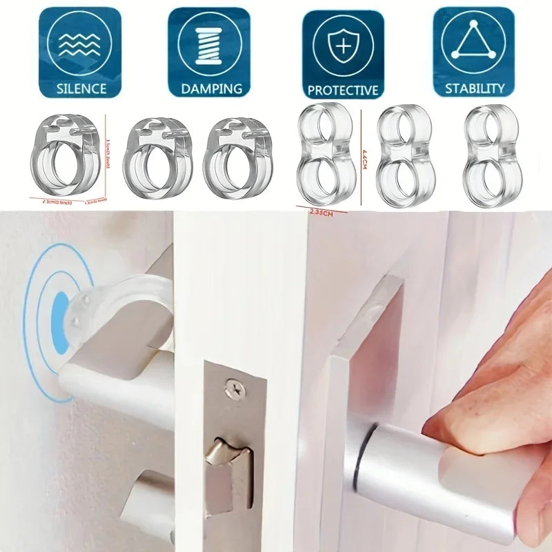 Clear Door Handle Wall Protector