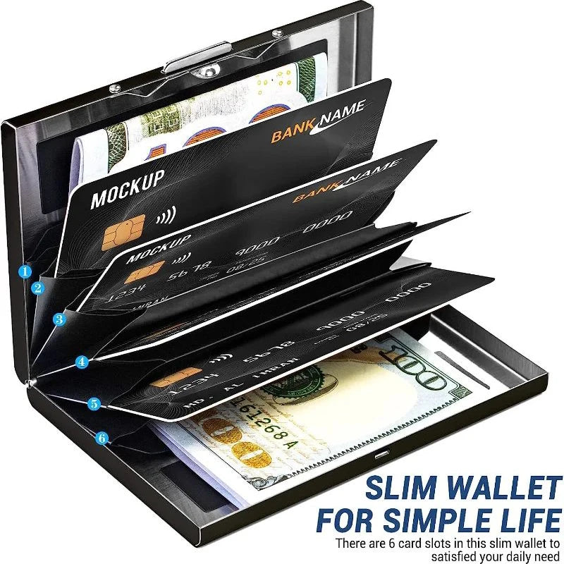 RFID-Blocking Metal Card Holder
