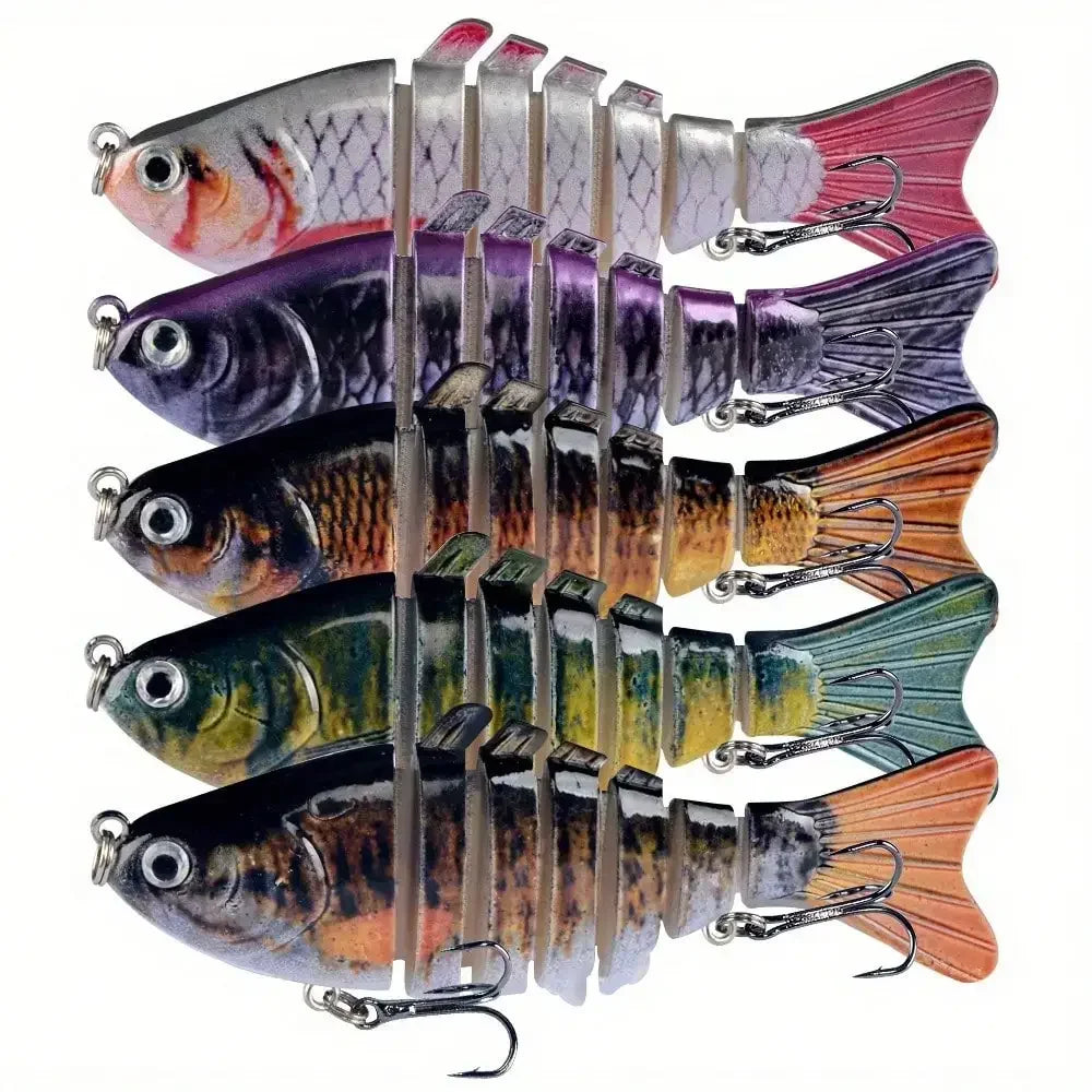 7-Segment Jointed Swimbait Lures