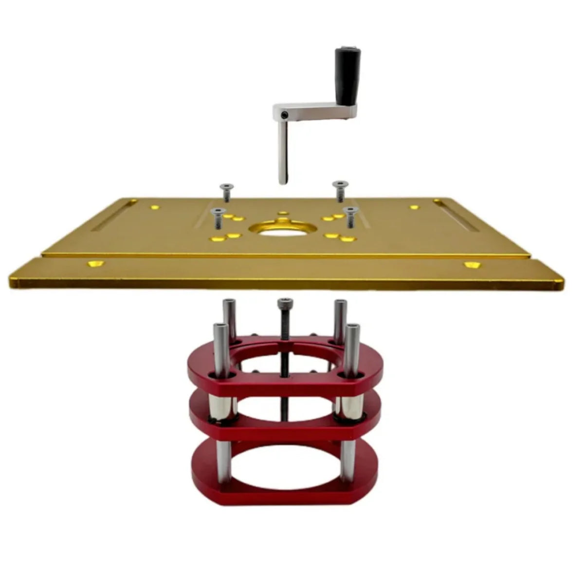 Router Table Insert Plate with Lift