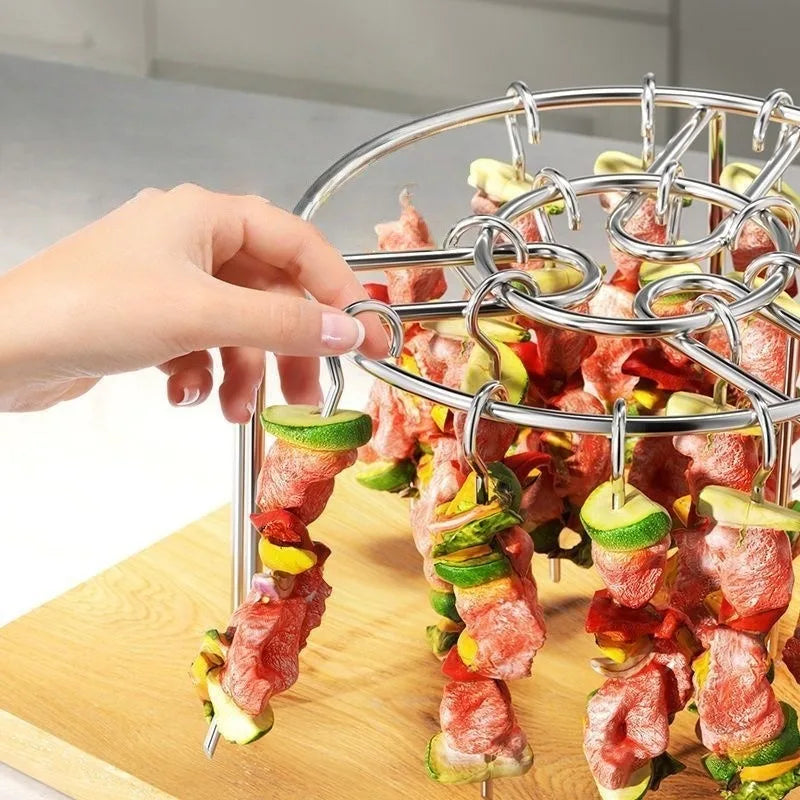 Vertical Skewer Rack for Air Fryer & Grill