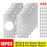 Cabinet Hinge Repair Plates (10 Pcs)