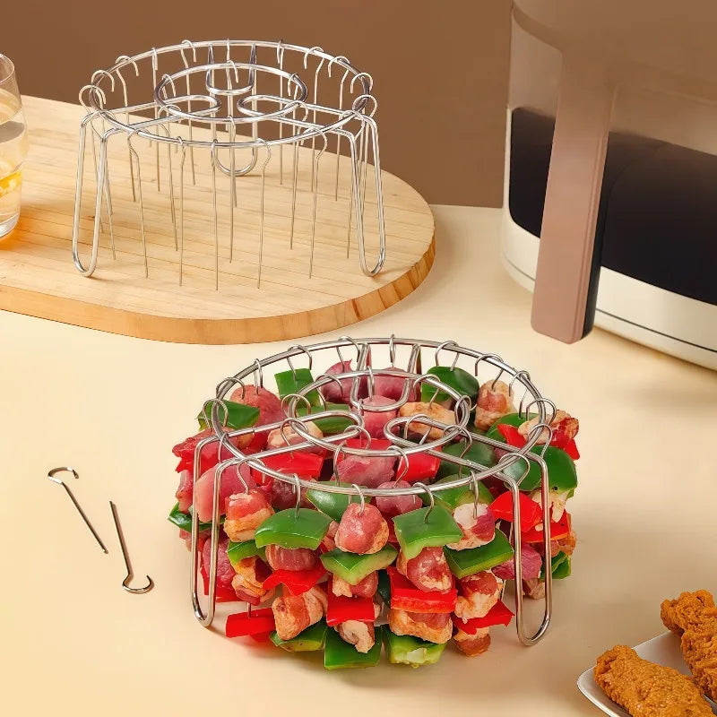 Vertical Skewer Rack for Air Fryer & Grill