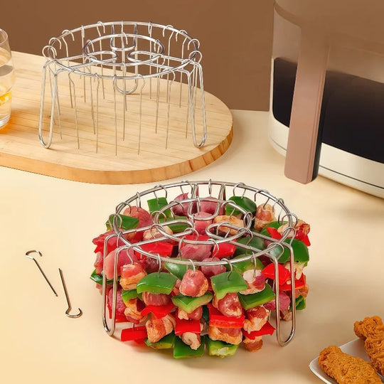Vertical Skewer Rack for Air Fryer & Grill
