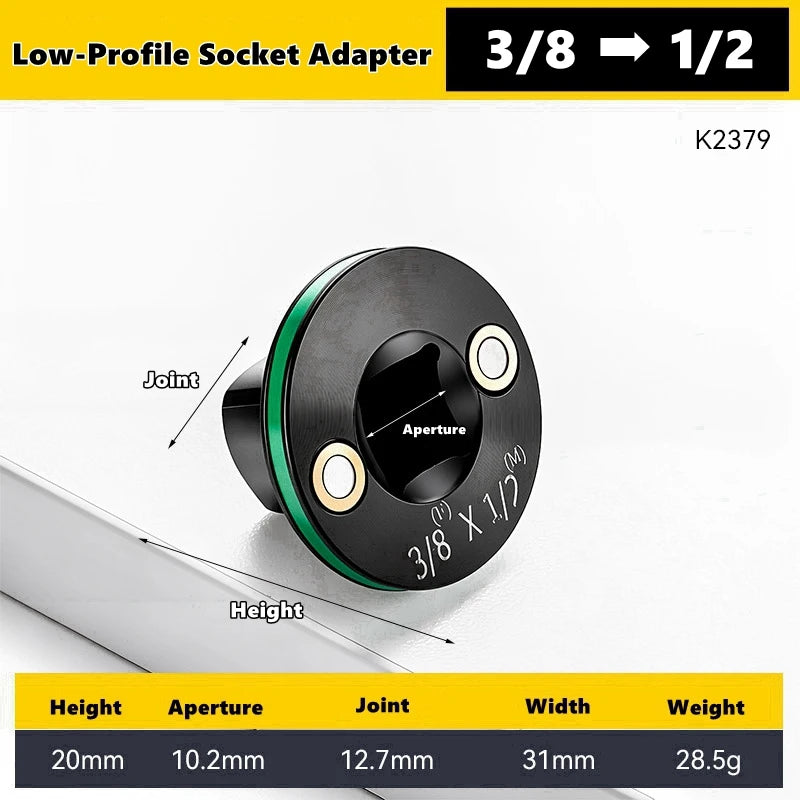 Magnetic Impact Socket Adapter Set