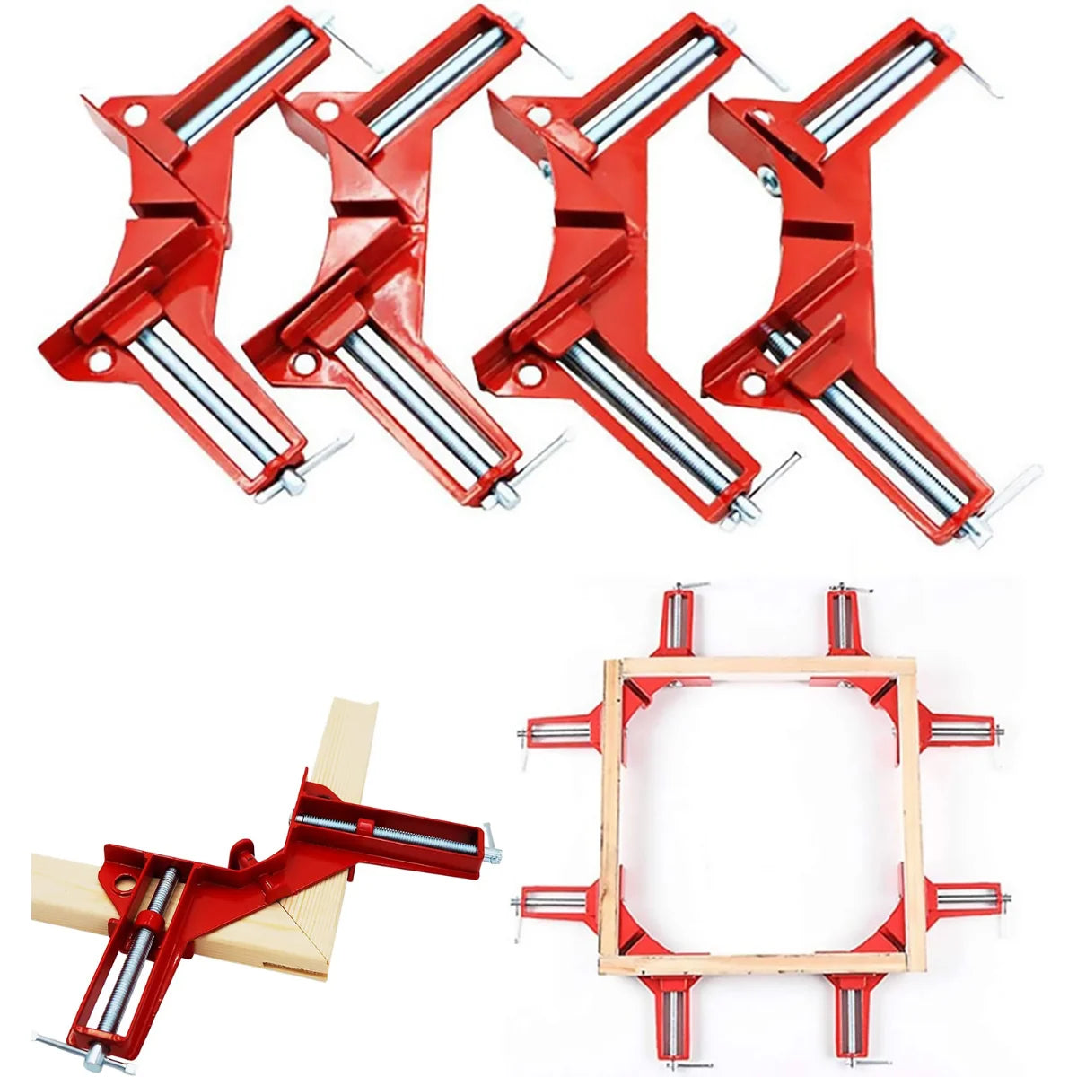 90° Corner Clamp for Woodworking