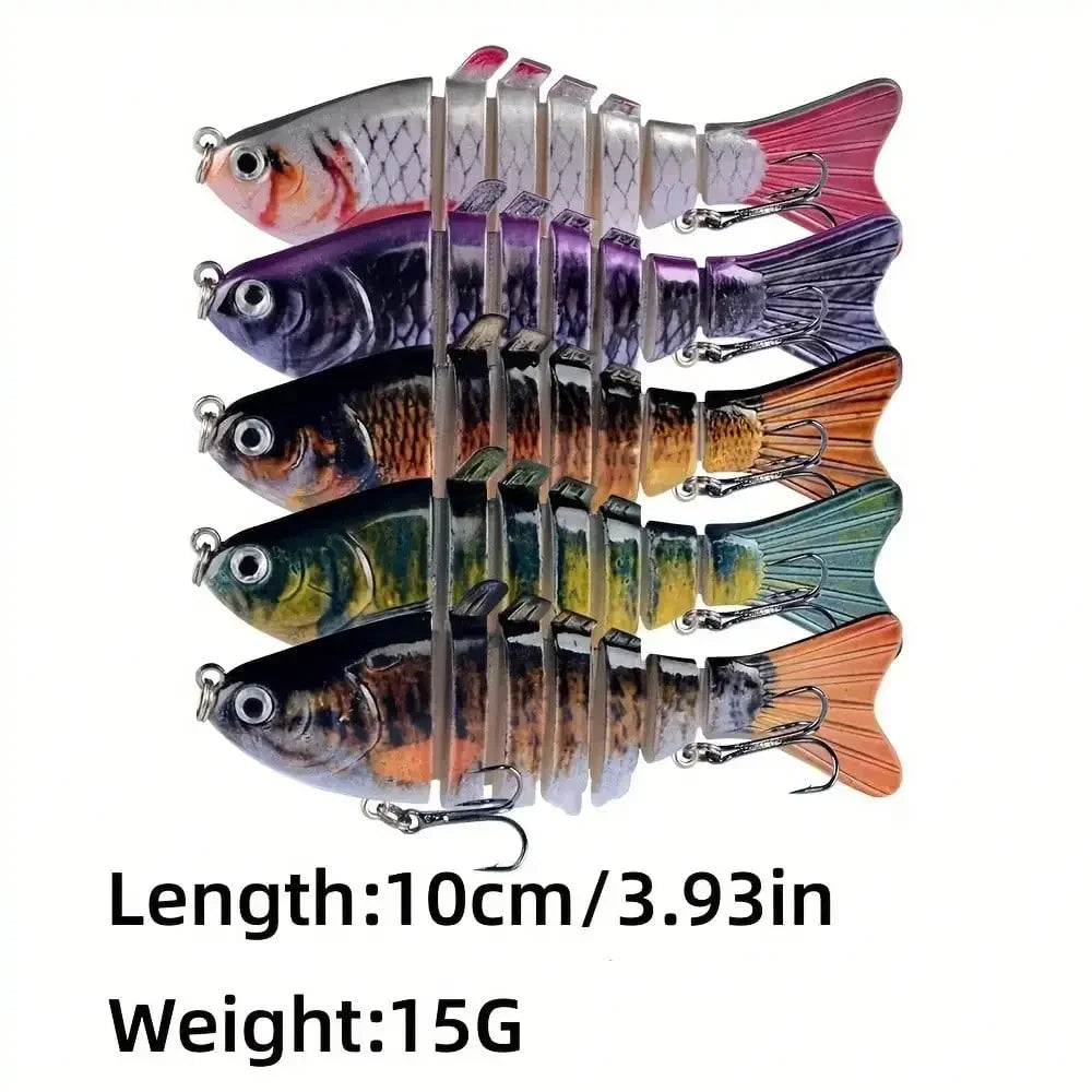 7-Segment Jointed Swimbait Lures
