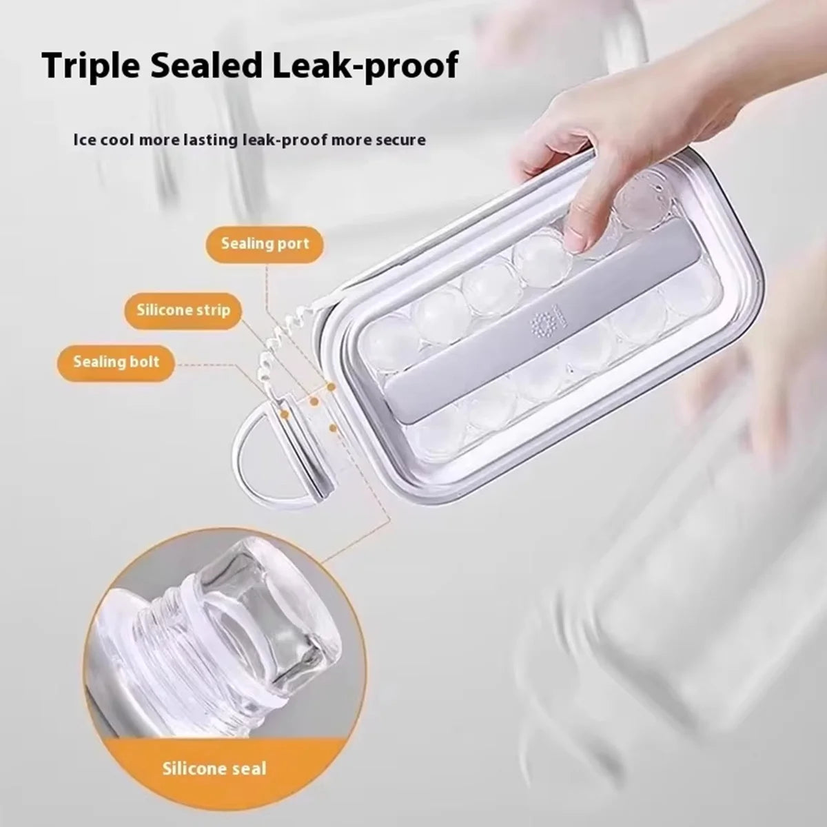 2-in-1 Ice Ball Maker Bottle