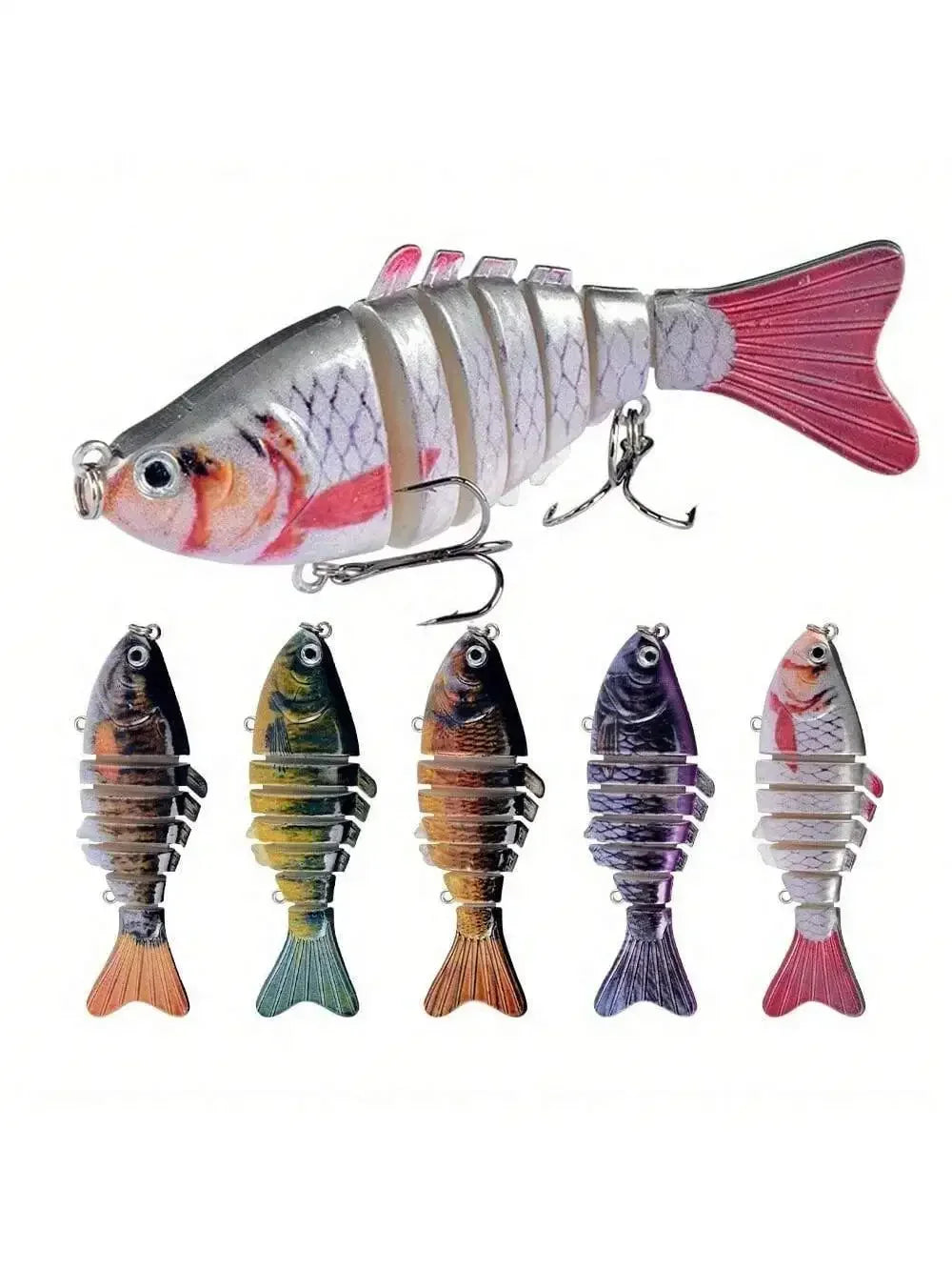 7-Segment Jointed Swimbait Lures