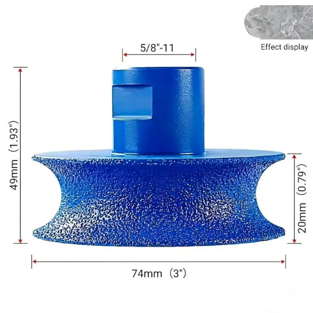 Semi-Circle Stone Edge Grinding Disc