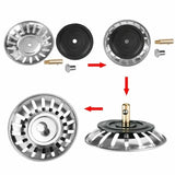 Kitchen Sink Strainer & Stopper (2 Pcs)