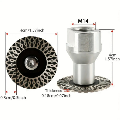 40mm Diamond Cutting Discs with M14 Flange (5 Pcs)