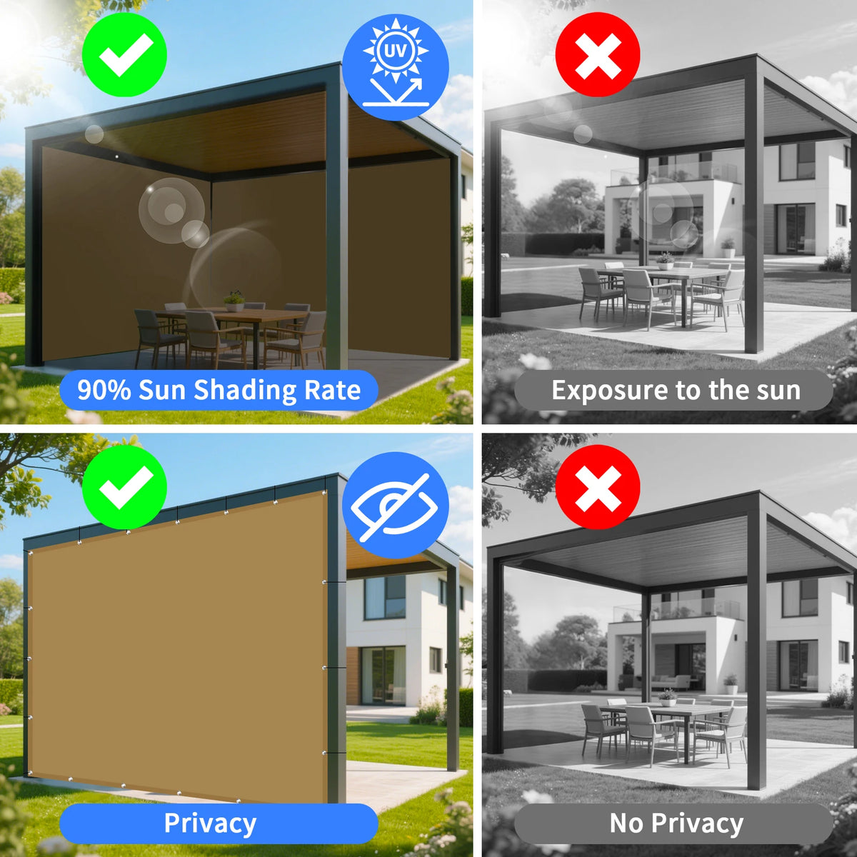 Waterproof UV Sun Shade Sail