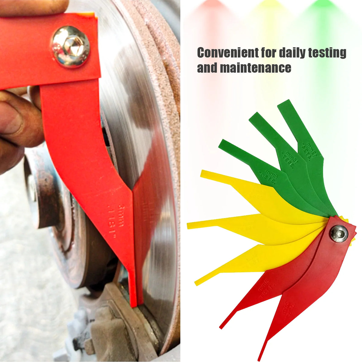 Brake Pad Thickness Gauge