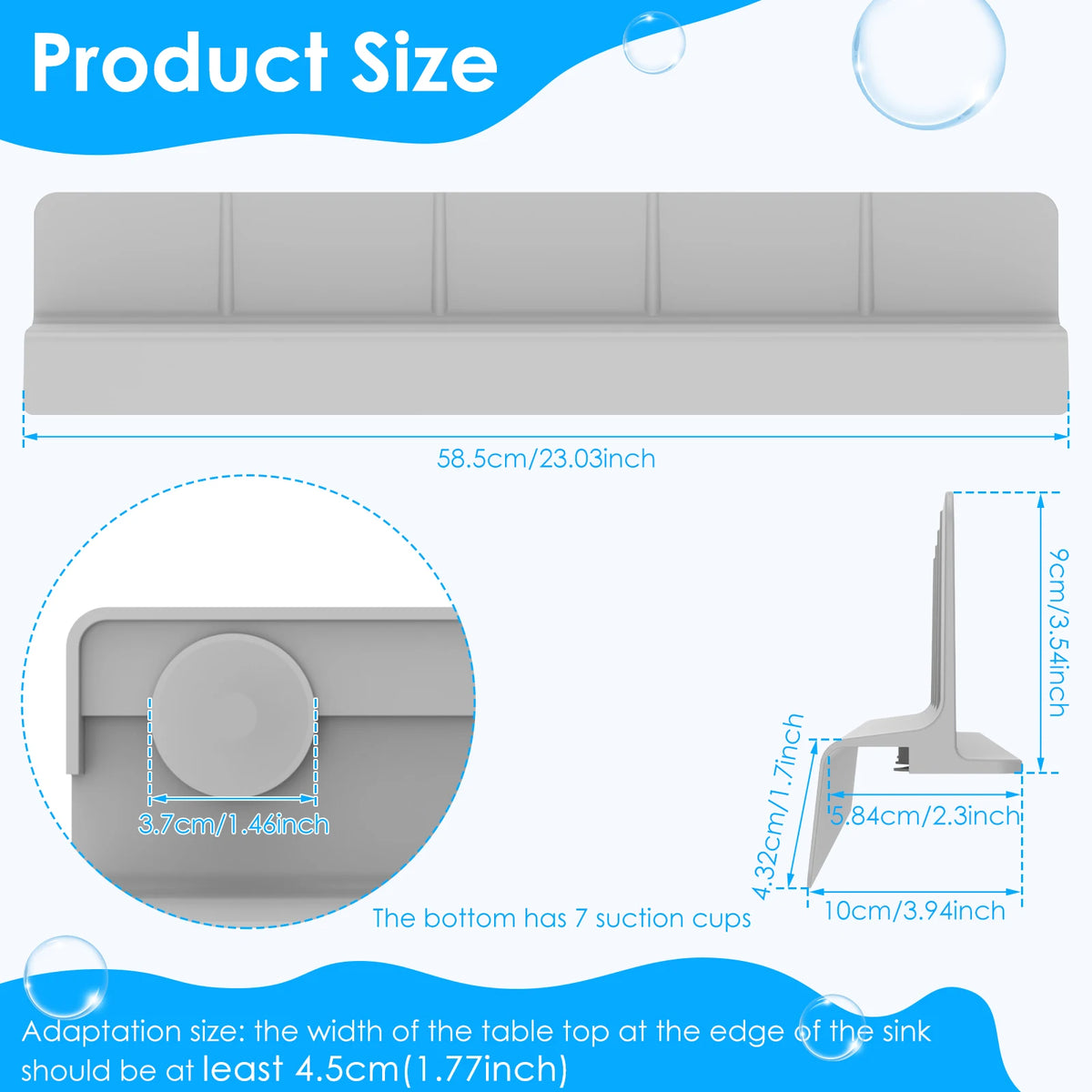 Silicone Sink Splash Guard