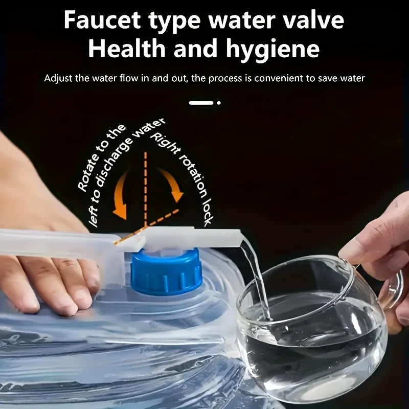 Collapsible Water Container with Spigot