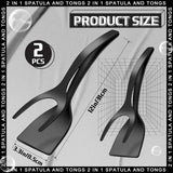2-in-1 Flip Spatula Tongs