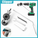 Drill-Powered Sheet Metal Cutter