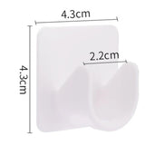 No-Drill Adhesive Curtain Rod Brackets (2 Pcs)