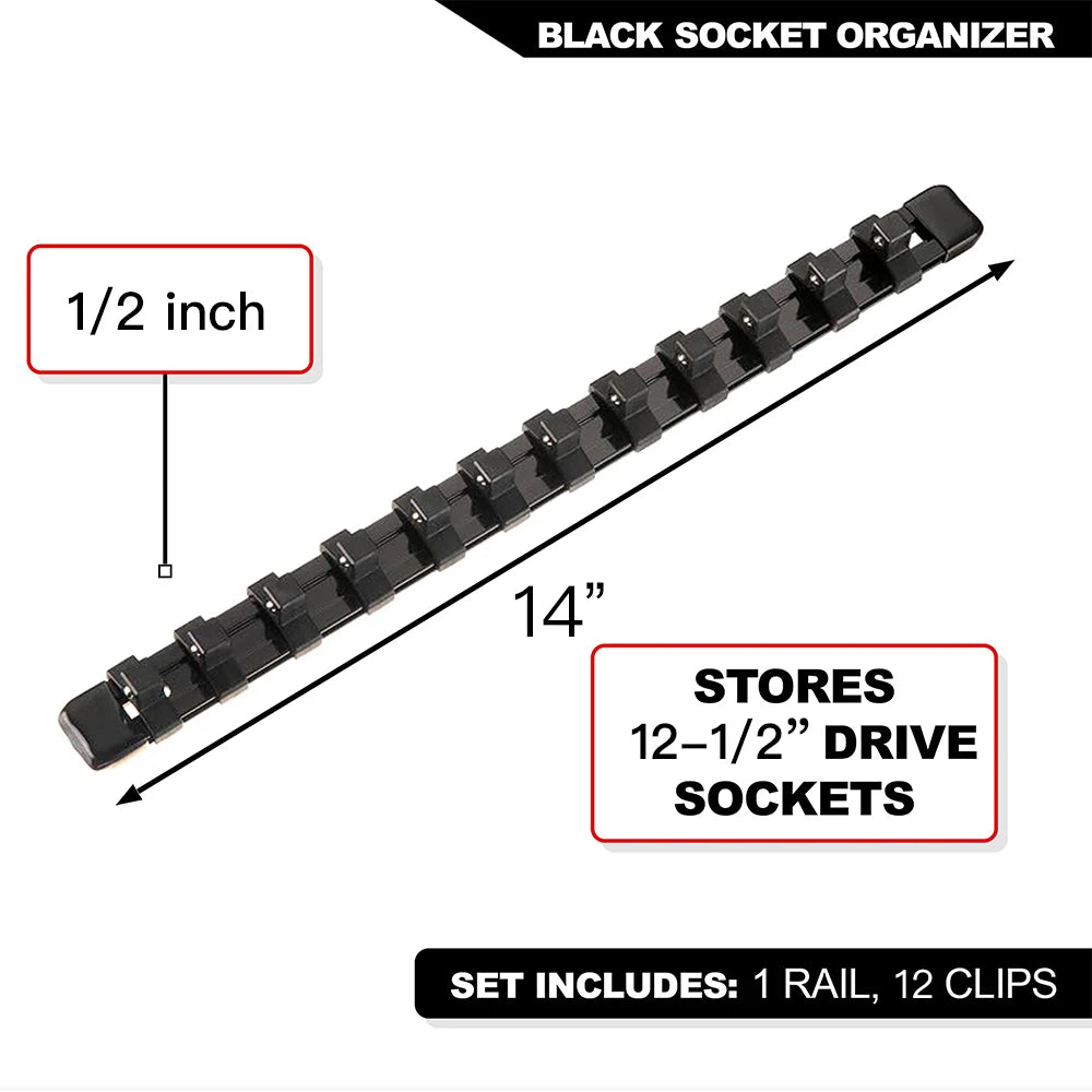 Socket Organizer Rail Set