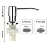 Built-In Sink Soap Dispenser with Extension Tube